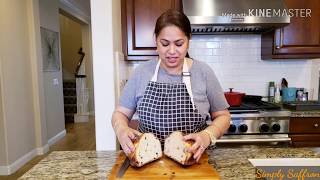 Cranberry White Chocolate Artisan Bread