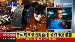 最壞示範！台北市議員童仲彥酒駕失控撞警局門口 坦言「喝兩瓶啤酒」｜記者 王家珩｜【LIVE大現場】20180811｜三立新聞台