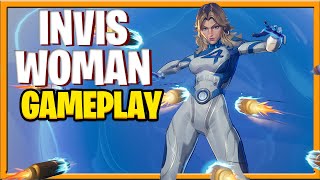 Marvel Rivals Invisible Woman Gameplay : Season 1 Mrs Fantastic Gameplay