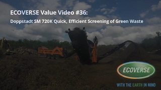 Value Video #36—Doppstadt SM 720K Quick, Efficient Screening of Green Waste