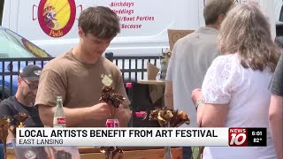 63rd East Lansing Art Festival draws thousands while supporting local artists