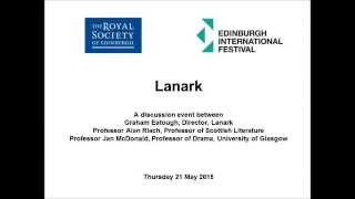 Lanark: in Conversation with Graham Eatough