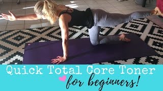 Total Core Toner for Beginners | FemFusion Fitness