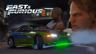 Brian saves Dom | The Fast and The Furious (2001). |GTA V 2022|