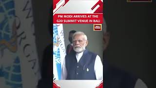 PM Modi Arrives At The G20 Summit Venue In Bali, Indonesia #shorts