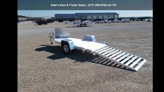 2021 Aluma MC10 Single Motorcycle Aluminum Trailer - Kate...