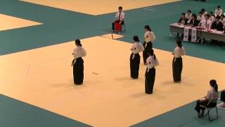 躰道 法形 女子）決勝 北里大学十和田 2014.10.12 第48回全国学生躰道優勝大会