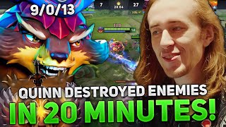 QUINN DESTROYED ENEMIES IN 20 MINUTES on PANGOLIER