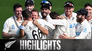 BLACKCAPS Win By 1-Run in Thrilling Finale | DAY 5 HIGHLIGHTS | BLACKCAPS v Engl