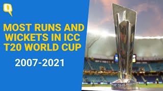 ICC Men's T-20 World Cup | Most Runs and Most Wicket (2007-2021) | The Quint