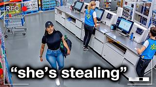 When Shoplifters Realize They've Been Caught In 4K