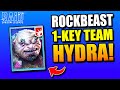 SLEEPER Rare Rockbeast is Awesome For Hydra!!!  1-Key Full-Auto Team!  || Raid Shadow Legends RPG