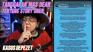 REAKSI MAS DEAN LIAT STORY ONER #deankt #mlbb