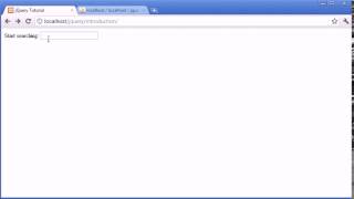 jQuery Tutorial 179 Instant search