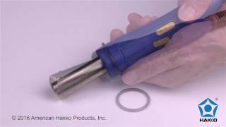 HAKKO C5029 Handpiece Rework Fixture for the FR 811 SMD Rework System — Video by American Hakko