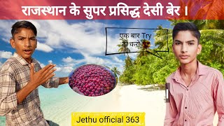 राजस्थान के Super प्रसिद्ध देसी बेर || एक बार Try तो करो 😍 || Jethu official ||