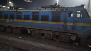 wag-7 at sainthia jn. with heavy goods train