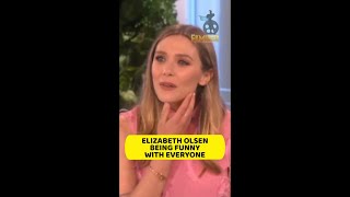 Elizabeth Olsen Roasts Everyone Around Her🤣 #elizabetholsen