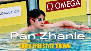 【Pan Zhanle|潘展乐】 400m Freestyle Final | Pan speaks English! Aquatics World Cup-Singapore