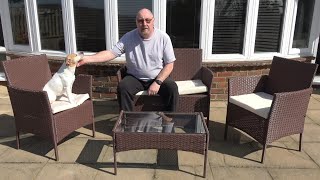Rattantree.com 4 Seat Rattan Garden Furniture Set - Review, Unboxing & Assembly