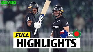 New Zealand  vs Bangladesh ICC Champions Trophy 2025 Match Highlights | NZ Vs BAN Highlights