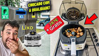 TESTEI A MULTIFRY DA DeLonghi QUE ACHEI NO LIXO E FIQUEI CHOCADO! OQUE TEM NO LIXO EM PORTUGAL