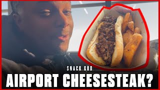 GEECHI GOTTI tries AIRPORT CHEESESTEAKS | SNACC GOD