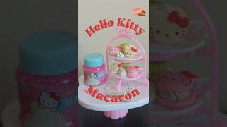 🎀Hello Kitty Macaron! #diy #unboxing #miniverse #sanrio #shorts #love #dessert #craft #friends #mini