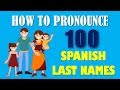 How to Pronounce Spanish Last Names | Apellidos Hispanos