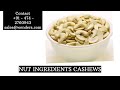 cashew nuts wholesale dealer and exporter kollam kerala india