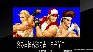 KOF 94. All enemies defeated with Terry Bogard.