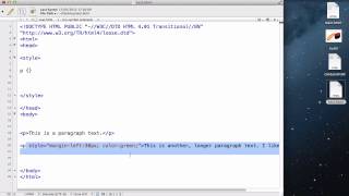 CSS - 02. Inline style and internal style sheet