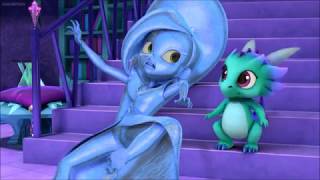 Shimmer and Shine - Zeta transforms into Ice Statue 1