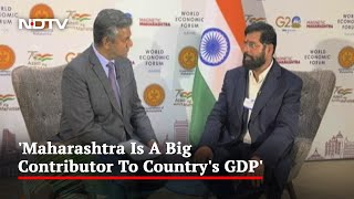 Eknath Shinde To NDTV At Davos: Maharashtra Targeting $1 Trillion Economy | EXCLUSIVE