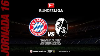 Partido Completo: Bayern Munich vs Friburgo | Jornada 16- Bundesliga