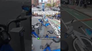 The moment sam Frank realized she messed up after dropping a 2k$ bike #samfrank #samxfrank #foryou