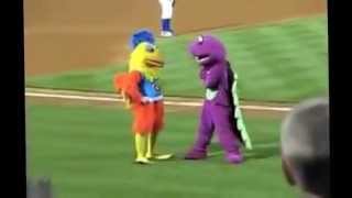 Best Baseball Mascots Fight \u0026 Break Dance Battle