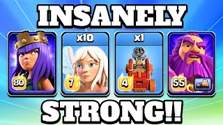 Queen Walk + 10 Healer + Warden Walk = INSANELY STRONG! Th14 Super Witch Attack \u0026 More | Th14 Attack