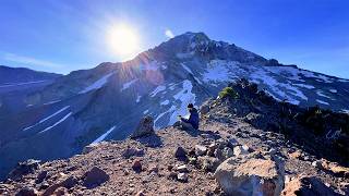 Backpacking Overnighter on a Steep Mountain Ridge