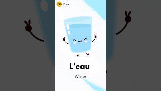 #l'eau #water #drinks #french #learning #vocab #learnfrench