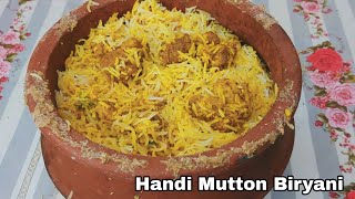 Handi Mutton Biryani banane ka tarika | Mutton Biryani  | Hyderabadi Tadka