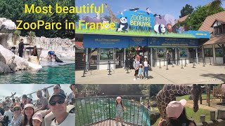 one of the most beautiful zoos in the world BEAUVAL ZOOPARC, FRANCE 🇫🇷🐘🐼🐯Part 1