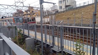 東武9000系9107F Fライナー特急森林公園行き 大倉山駅通過