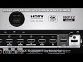 Denon AVR X3300W, AVR X2300W and AVRX1300W Receiver features