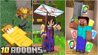 TOP 10 ADDONS PARA MINECRAFT PE 1.21 (Bedrock)