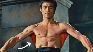 Bruce Lee's Lats Muscles. What is the secret of training?