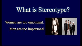 What is STEREOTYPE? What does STEREOTYPE mean?  meaning, definition, examples &