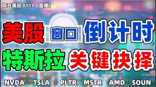 股票|美股|美股分析| 美股窗口倒计时？特斯拉关键抉择？#NVDA#TSLA#PLTR#MSTR #AMD#SOUN