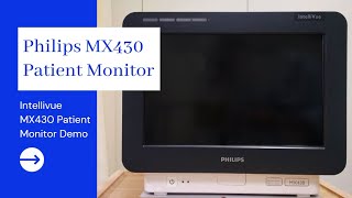 Philips IntelliVue MX430 Demo | Patient Monitor | How to use | MMS module | Extension Module |Alarms