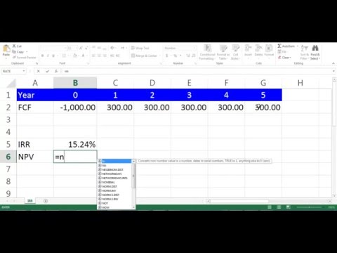 IRR Calculation using Excel IRR Calculation using Excel